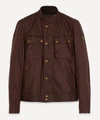 Belstaff Racemaster Waxed Cotton Jacket In Burnished Red