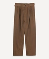 LEMAIRE FOUR PLEAT BELTED TROUSERS,000711436