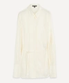 ANN DEMEULEMEESTER ASYMMETRIC PLEATED SLEEVE SHIRT,000711552