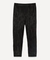 ANN DEMEULEMEESTER JACQUARD TAPERED TROUSERS,000711553