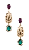 ANTON HEUNIS KNOT & CHARM EARRING,AHEU-WL98