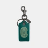 Coach Bottle Opener Key Fob With  Patch In Spruce