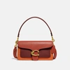 Coach Tabby Schultertasche 26 In Blockfarben In Brass/rust Multi