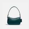 Coach Swinger Tasche In Pewter/forest