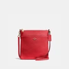 Coach Kitt Messenger Crossbody In Brass/electric Red