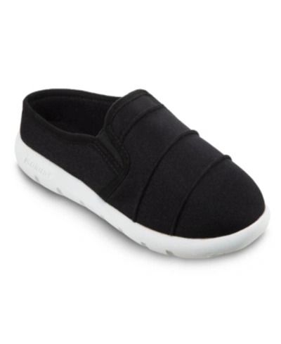 Isotoner Signature Zenz From Isotoner Women's Indoor/outdoor Pintuck Lauren Slip-ons In Black