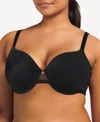 Chantelle Lace Comfort Flex Sweetheart T-shirt Bra In Black