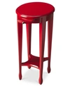 Butler Arielle Round Accent Table In Red