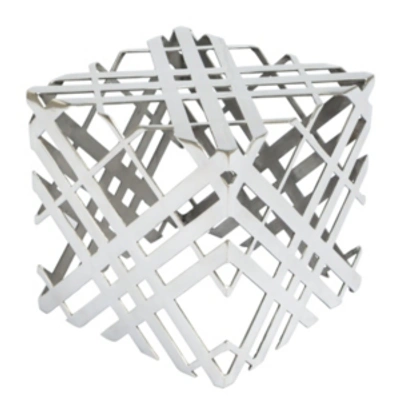 Zuo Carlisle Accent Table In Silver