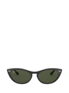 Ray Ban Cat-eye Monochromatic Sunglasses In 601/31