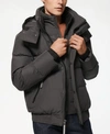 Marc New York Men's Phoenix Down Bomber Jacket With Bib In Charcoal
