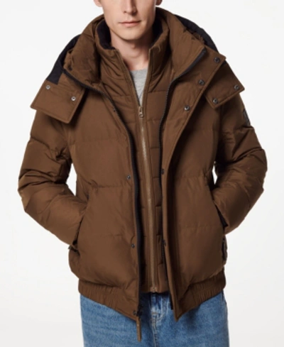 MARC NEW YORK MEN'S PHOENIX DOWN BOMBER JACKET WITH BIB