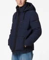 Marc New York Men's Hubble Crinkle Down Jacket In Navy