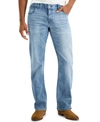 INC INTERNATIONAL CONCEPTS MEN'S ROCKFORD BOOT CUT JEANS, CREATED FOR MACY'S
