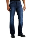 INC INTERNATIONAL CONCEPTS MEN'S SEATON BOOT CUT JEANS, CREATED FOR MACY'S