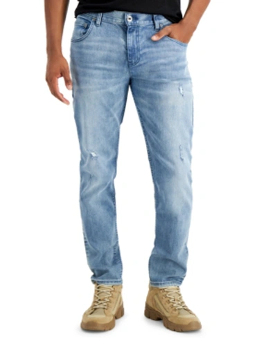 Inc International Concepts Men's Tapered Jeans, Created For Macy's In Light Wash