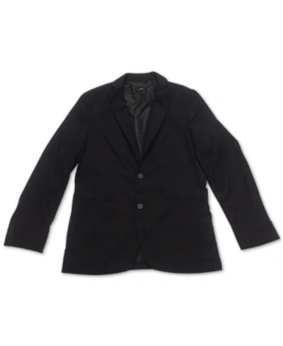 Alfani Men's Textured Sport Coat, Created For Macy's In Deep Black