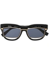 VIVIENNE WESTWOOD DOUBLE LAYER SQUARED-FRAME SUNGLASSES