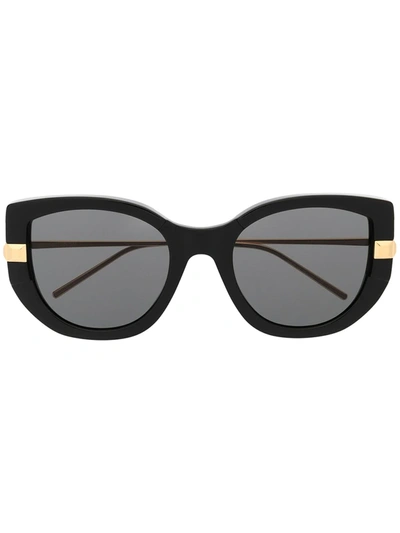 Boucheron Crystal Rock Sunglasses In Black
