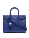 Saint Laurent Nano Sac De Jour Tote Bag In Blue