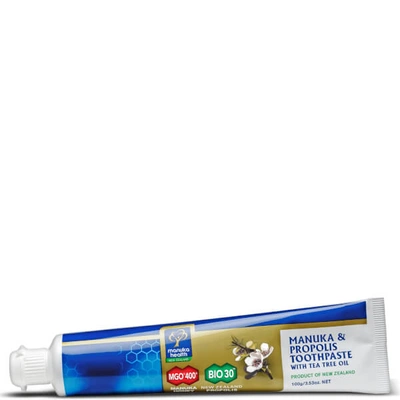 Manuka Health New Zealand Ltd Manuka Health Propolis And Mgo 400 Manuka Honey Toothpaste With Tea Tree Oil 100g