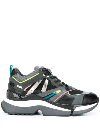 Karl Lagerfeld Aventur Delta Lo Trainers In Black