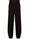 FERRAGAMO SIDE-PANEL TAPERED TROUSERS
