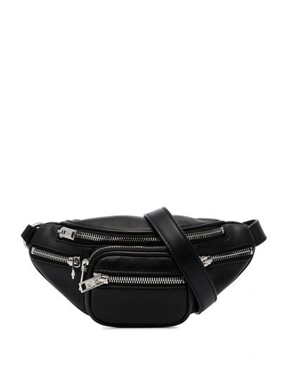 Alexander Wang Attica Leather Belt Bag In Black