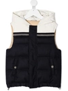 BRUNELLO CUCINELLI TWO-TONE PADDED GILET