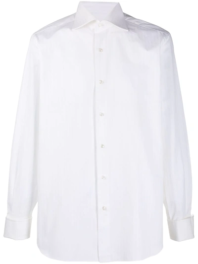 Brioni Classic Button-up Shirt In White