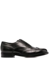 BRIONI LACE-UP LEATHER BROGUES