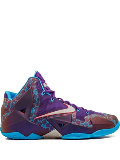 Nike Lebron 11 Sneakers In Blue