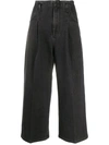 L'AUTRE CHOSE CROPPED WIDE LEG JEANS