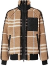 BURBERRY DIAMOND QUILTED CHECK JACQUARD JACKET