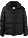 Aspesi Short Padded Jacket In Black