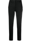 Blanca Vita Contrast Side Seam Trousers In Black