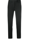 Blanca Vita Contrast Side Seam Trousers In Black