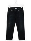 DONDUP HIGH-RISE STRAIGHT JEANS