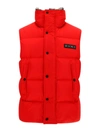 DSQUARED2 CHECK WOOL LINING gilet IN RED