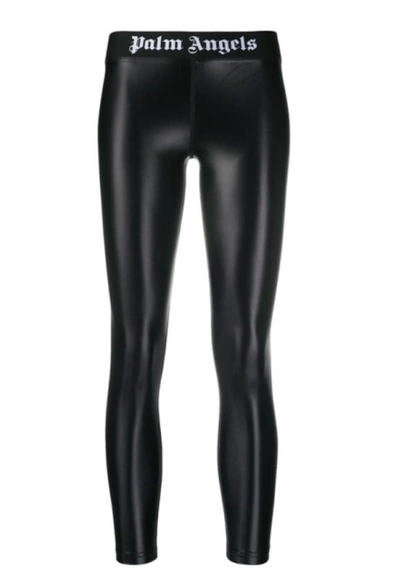 Palm Angels Trousers In Nero