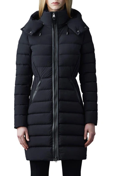 Mackage Farren Hooded Puffer Coat In Black