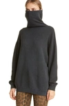 R13 MASKUP FACE MASK FRENCH TERRY SWEATSHIRT,R13W9406-09