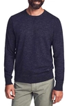 Faherty Sconset Donegal Cotton And Cashmere-blend Sweatshirt In Blue
