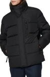 Marc New York Men's Horizon Faux Fur-trimmed Down Puffer Jacket In Black