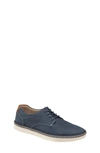 Johnston & Murphy Kids' Mcguffey Plain Toe Derby In Navy Oiled Nubuck