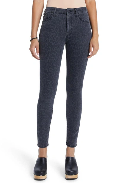 Mother The High Waist Looker Ankle Skinny Jeans In Coffee, Tea Or Me?