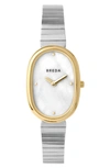 Breda Jane Bracelet Watch, 23mm In Gold/ Silver/ Pearl