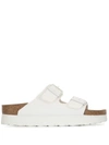 Birkenstock Arizona Platform Vegan Sandals In White