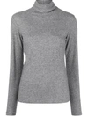 Loulou Studio Grey Wool Jumper In Grey
