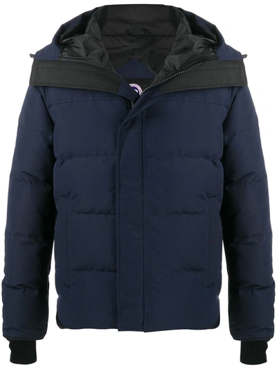 Canada Goose Padded Winter Coat In Blue